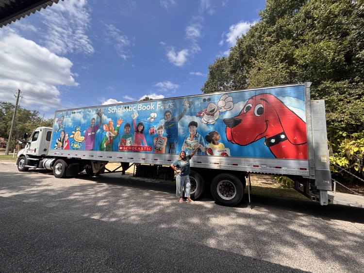scholastic book fair truck