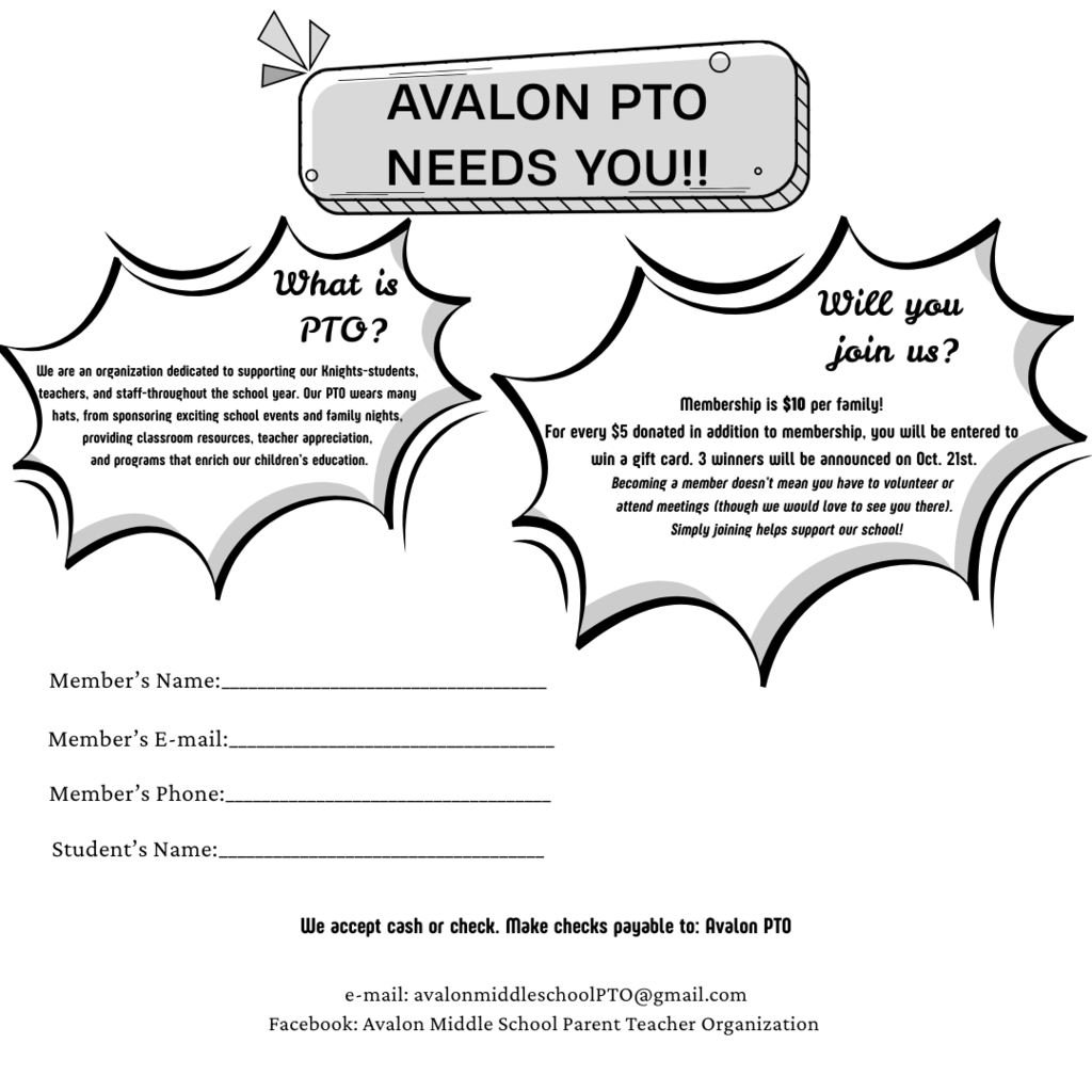 Avalon PTO Membership