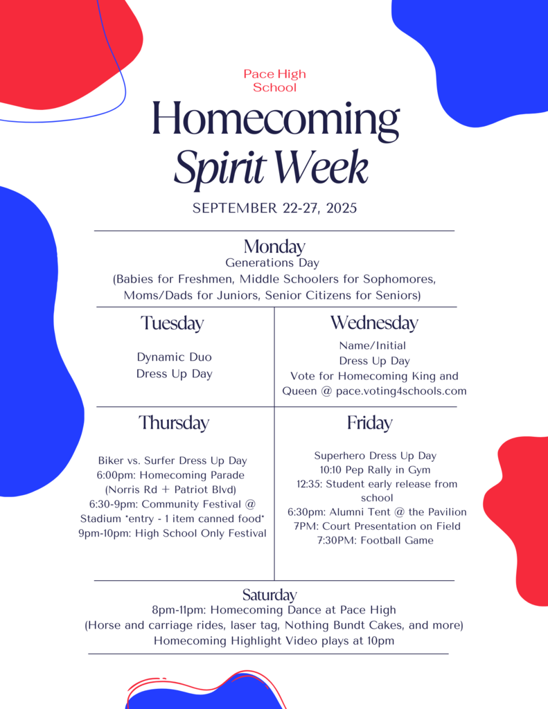 Homecoming Week Poster