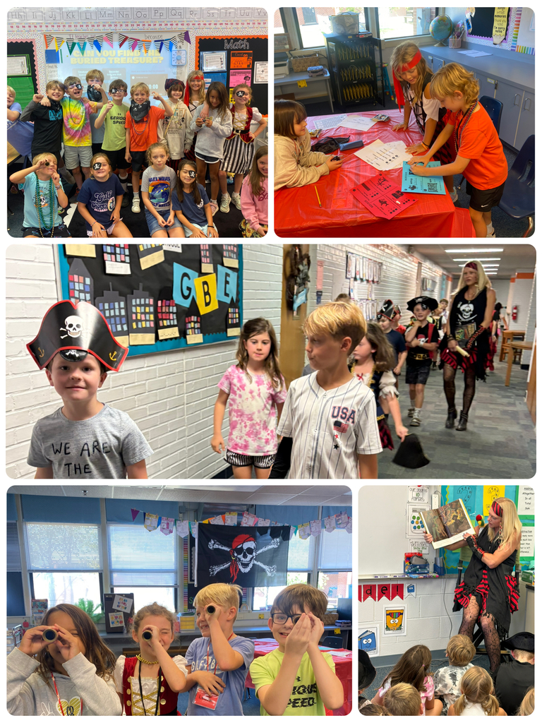 GBE 2nd graders Celebrate Talk Like a Pirate Day 2025!