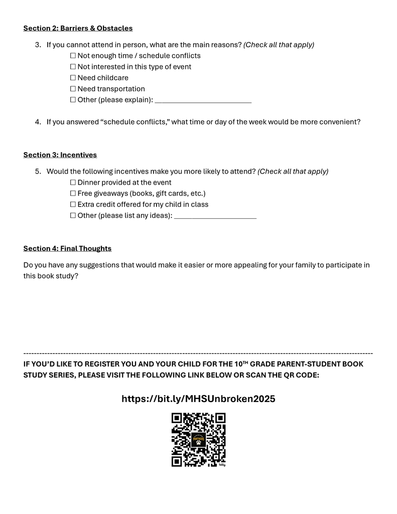 Survey Page 2