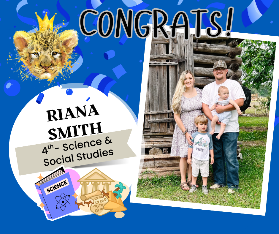 picture of riana smith and her family