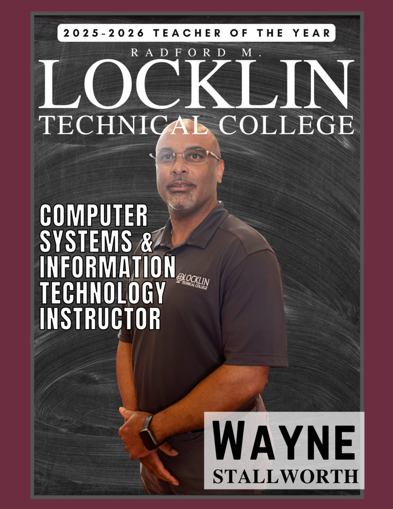 2025-2026 Teacher of the Year, Wayne Stallworth