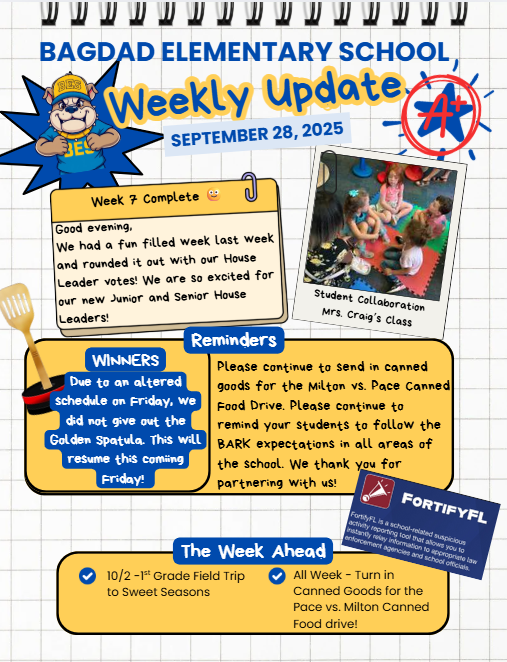 Week Update 9-28-25