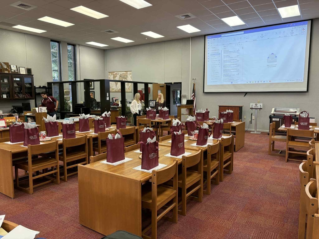 Media Center- High School Counselor Meeting Set-Up