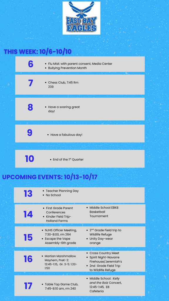 Sunday Announcements