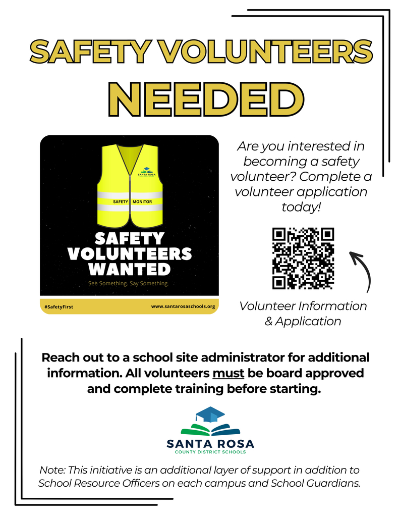 Safety Volunteers Needed