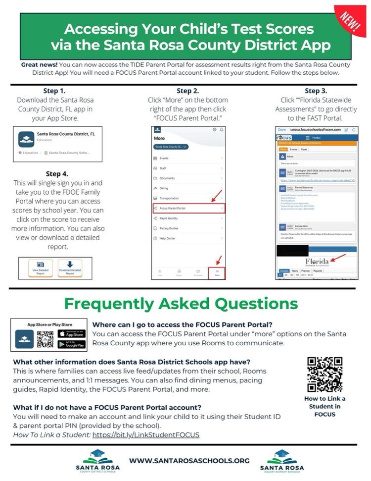 how to access child’s test scores