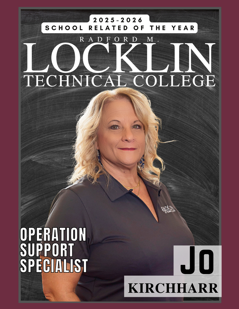 School Related Employee of the Year Jo Kirchharr, Operation Support Specialist
