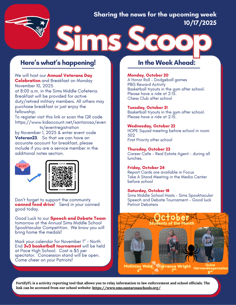 The Week of October 20-24