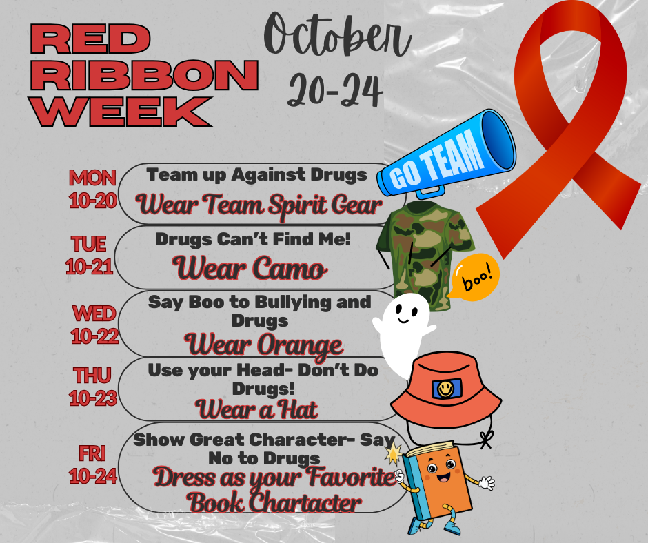 red ribbon week schedule