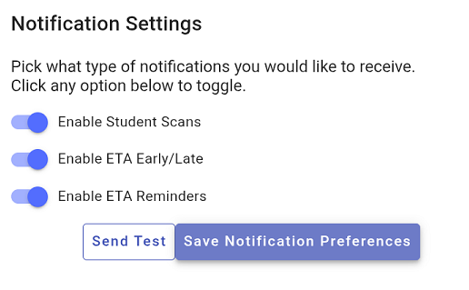 Notification Settings