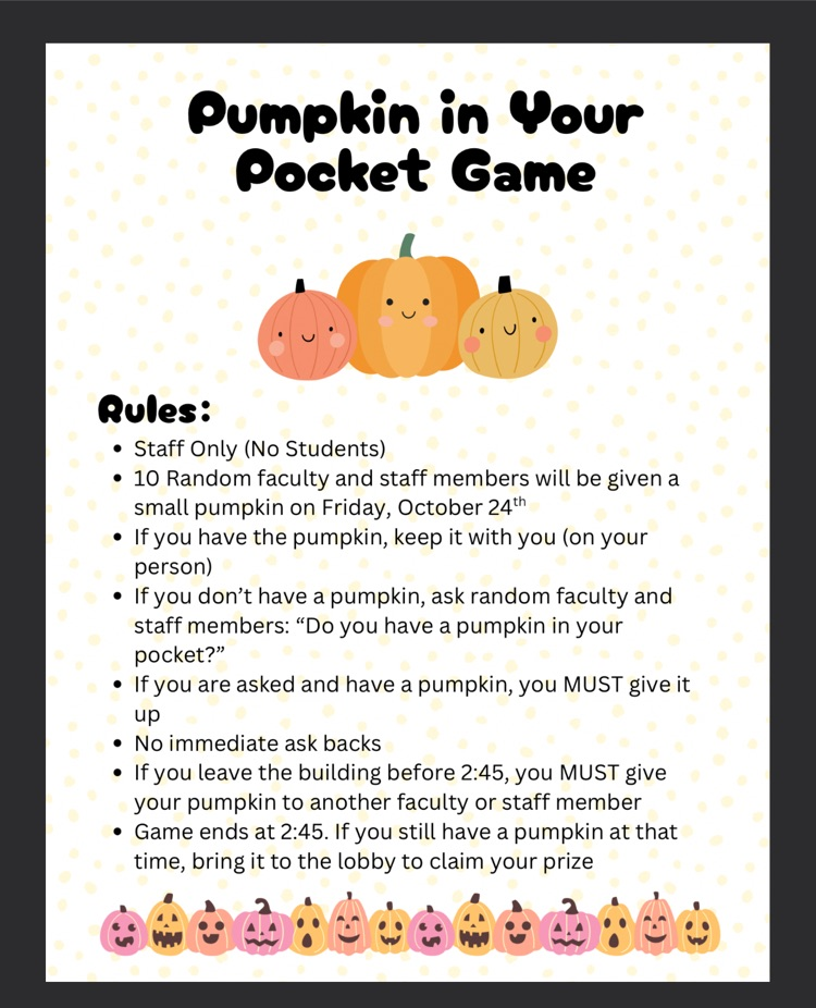 GBE PTA PUMPKIN 🎃