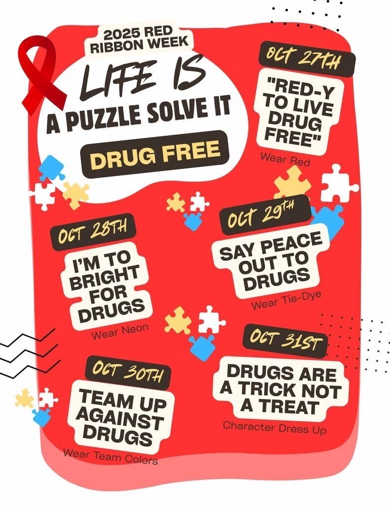 Red Ribbon Week Dress-Up Days