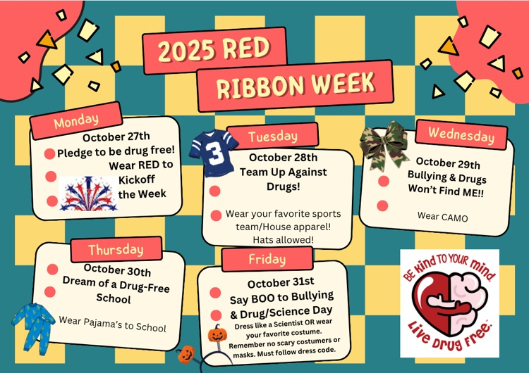 Red Ribbon Week Days