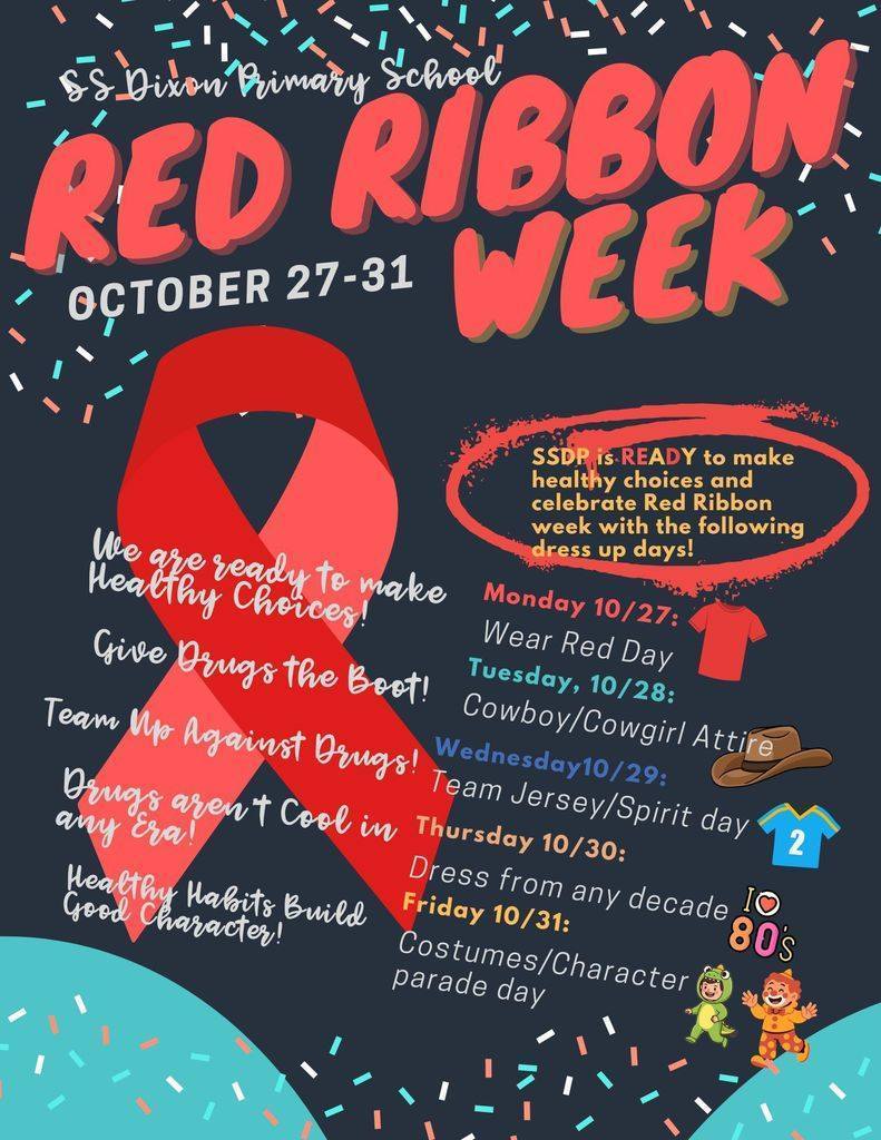 Red Ribbon Week Dress Up Days