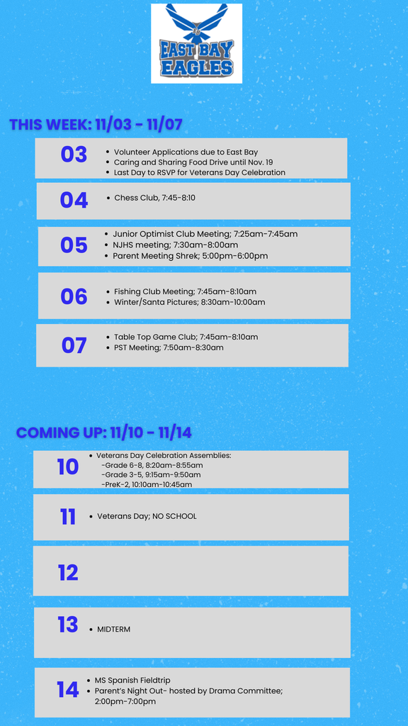 Sunday Announcements