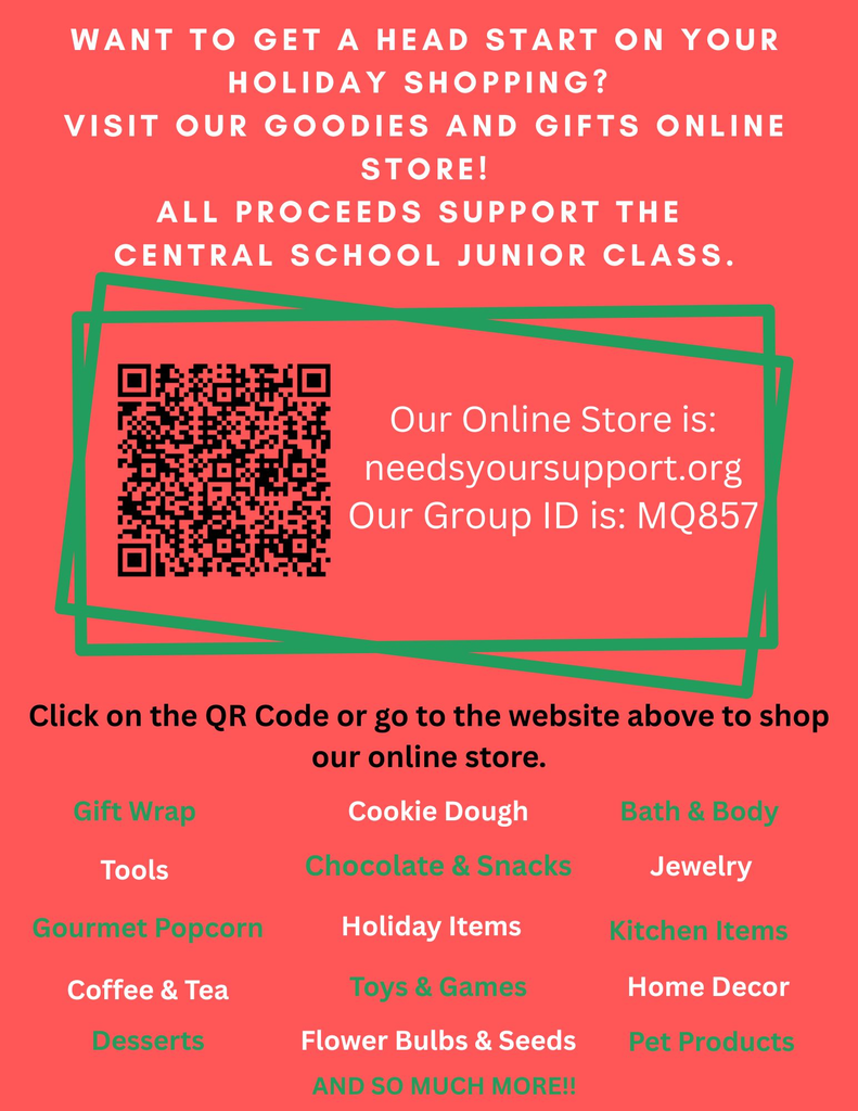 11th Grade Class Online Fundraiser