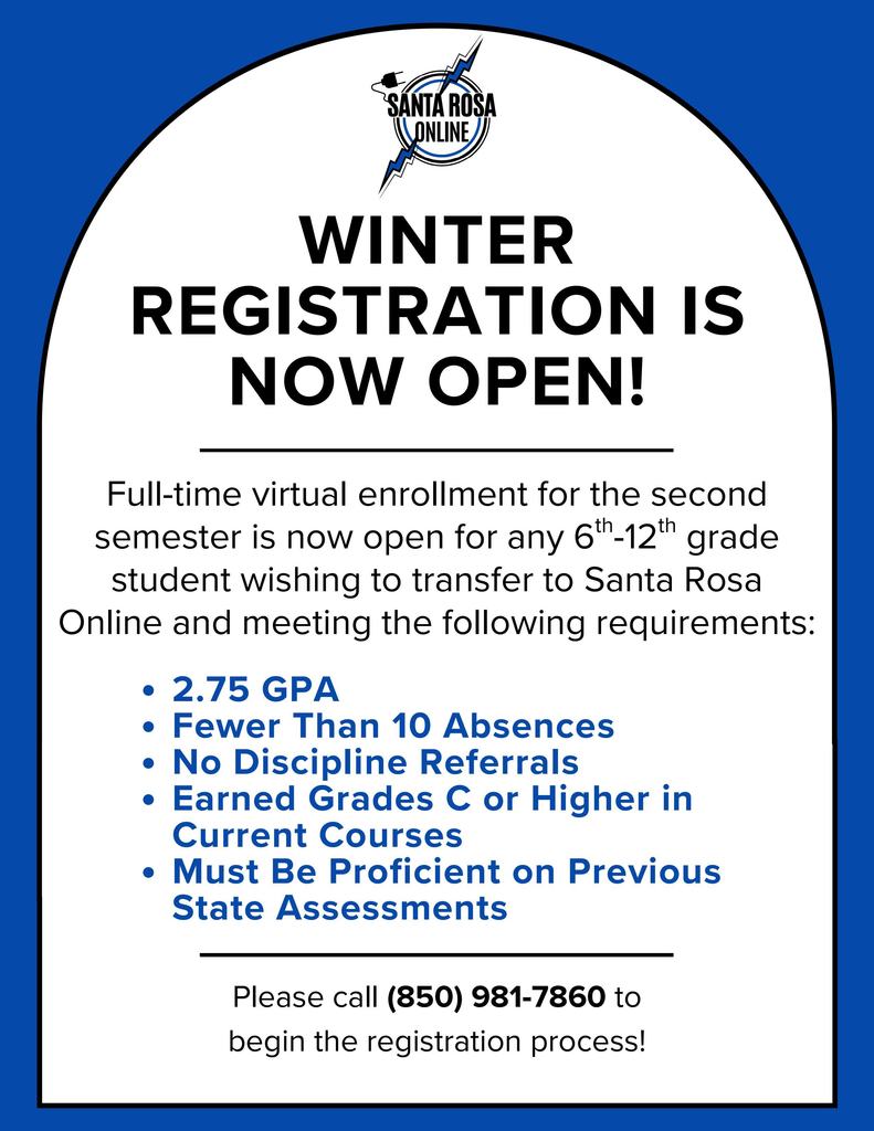 Winter Registration