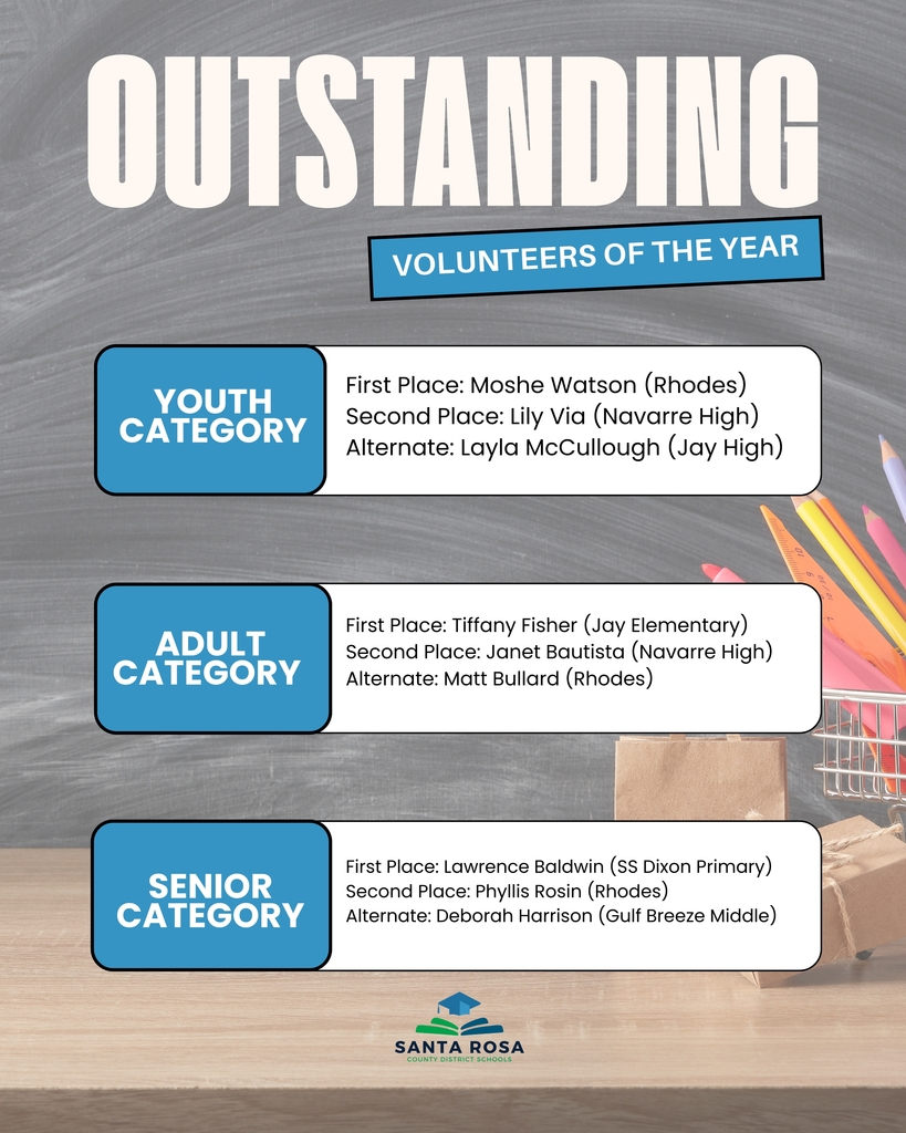 Outstanding Volunteers of the Year 2025-2026