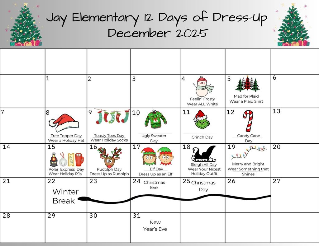JES 12 days of Dress-up!