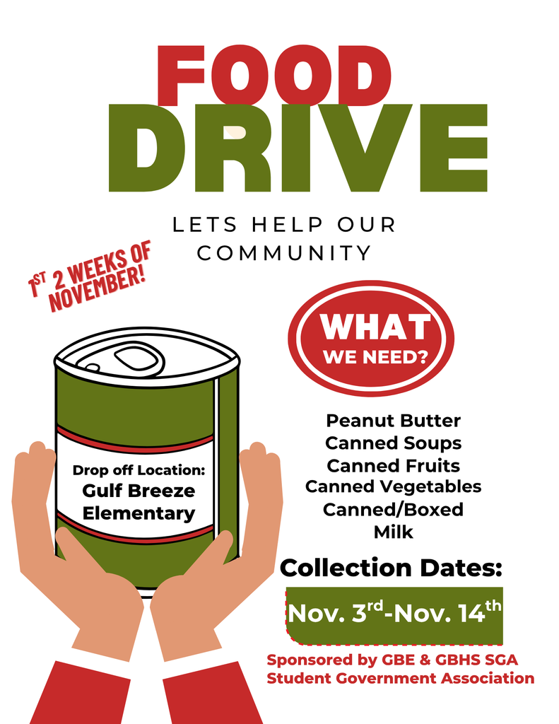 Food Drive through Nov. 14 at GBE