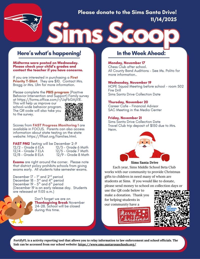 The Week of November 17-21