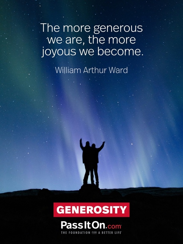 generosity 