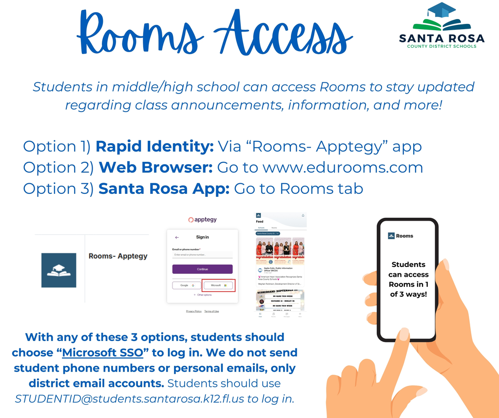 Rooms Access Flyer