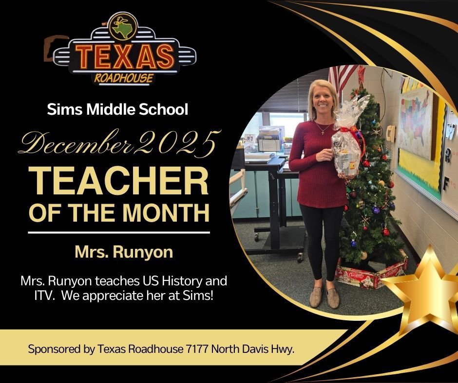December Teacher of the Month