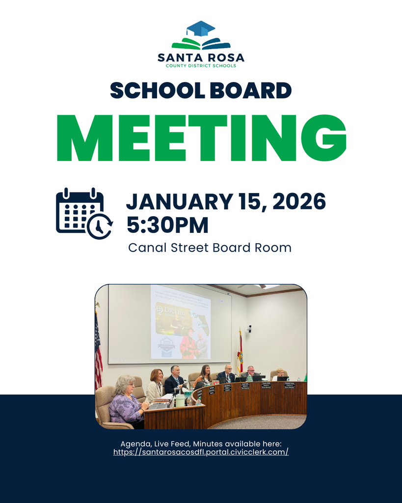 School Board Meeting on January 15, 2026 at 5:30 PM