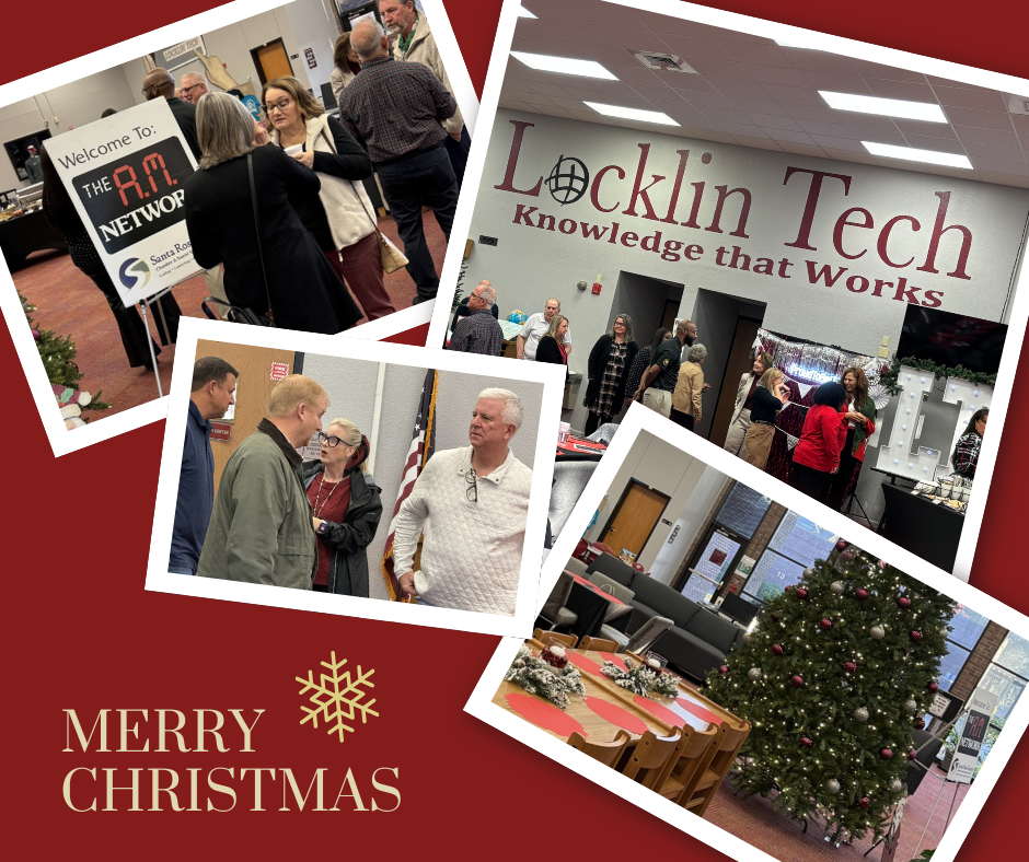 Red Modern Christmas Photo Collage Facebook Post (1)