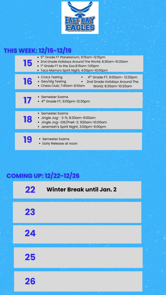 Sunday Announcements