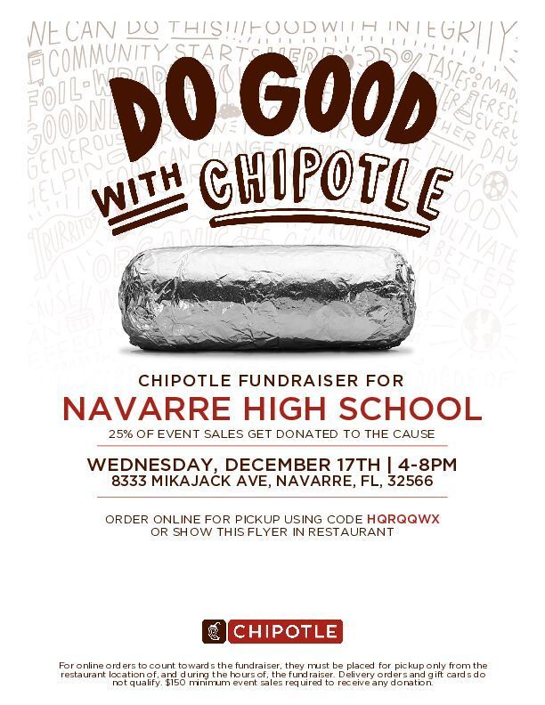 chipotle fundraiser info