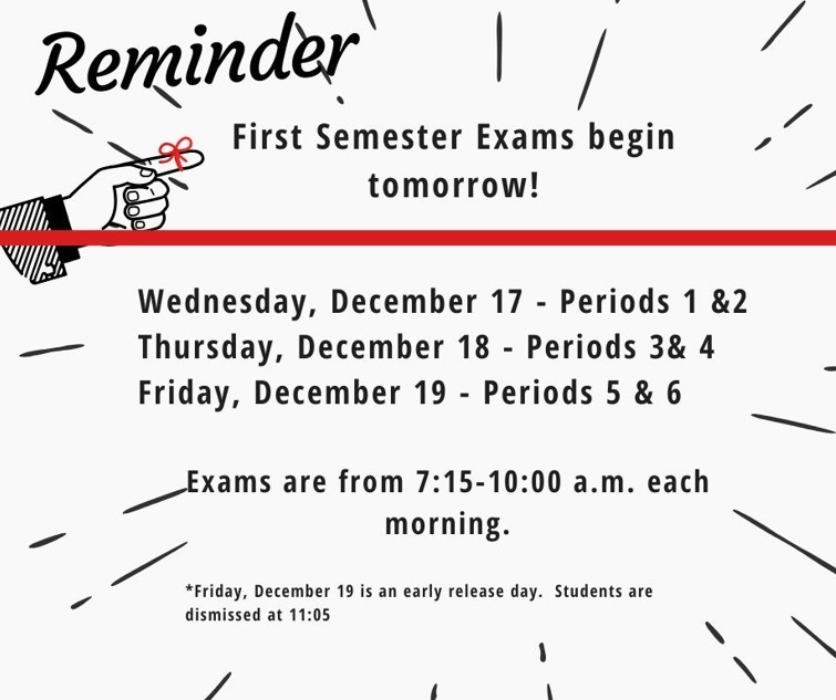 Exam Reminder
