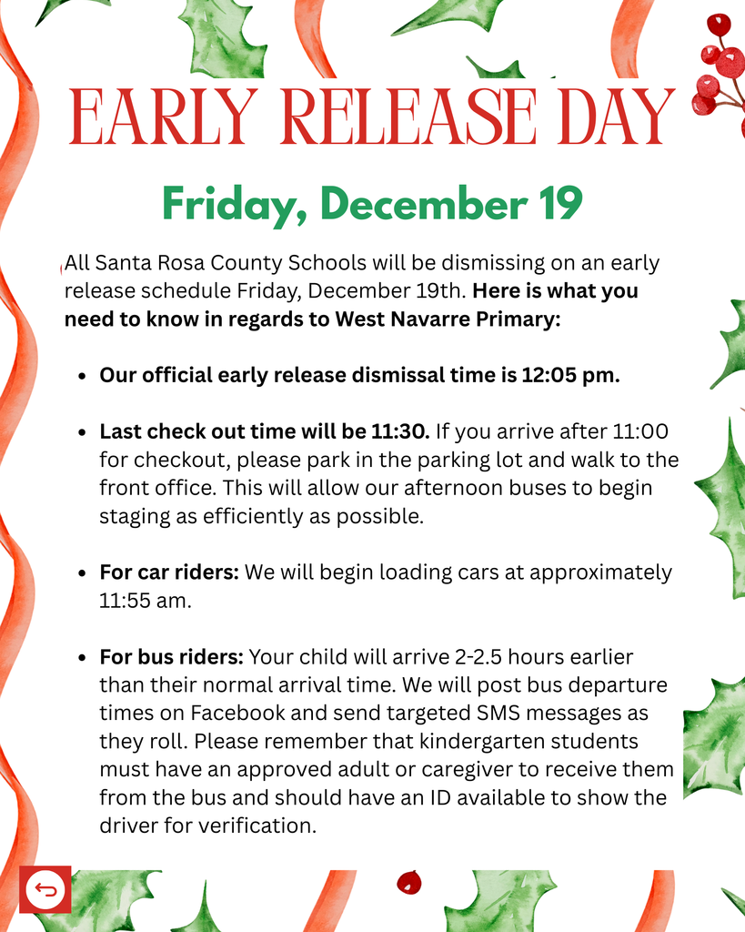 Early Release Info