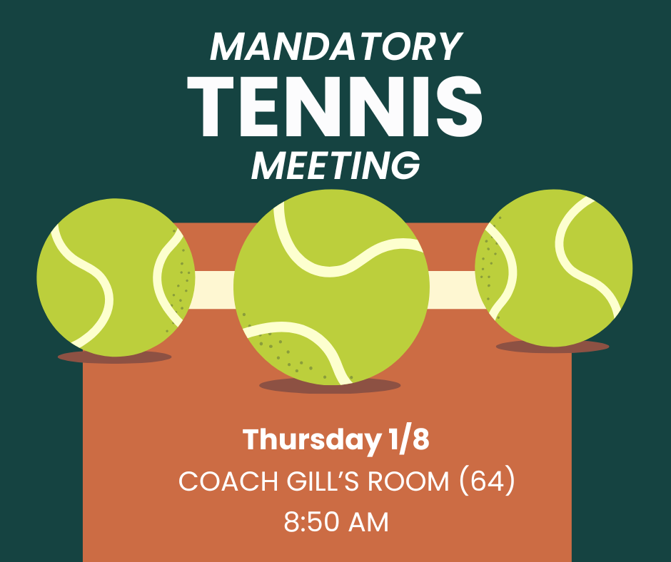 Green Illustrative Tennis Tournament Flyer