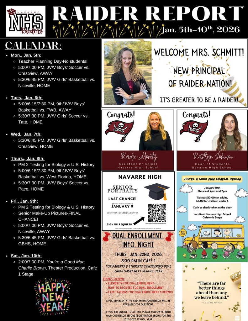 Jan. 5-10 Raider Report