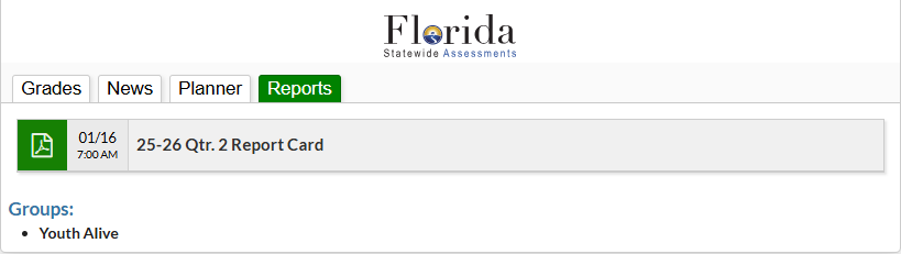 2nd quarter report cards