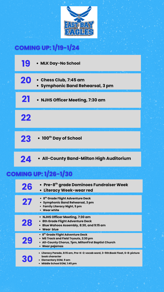 Sunday Announcements