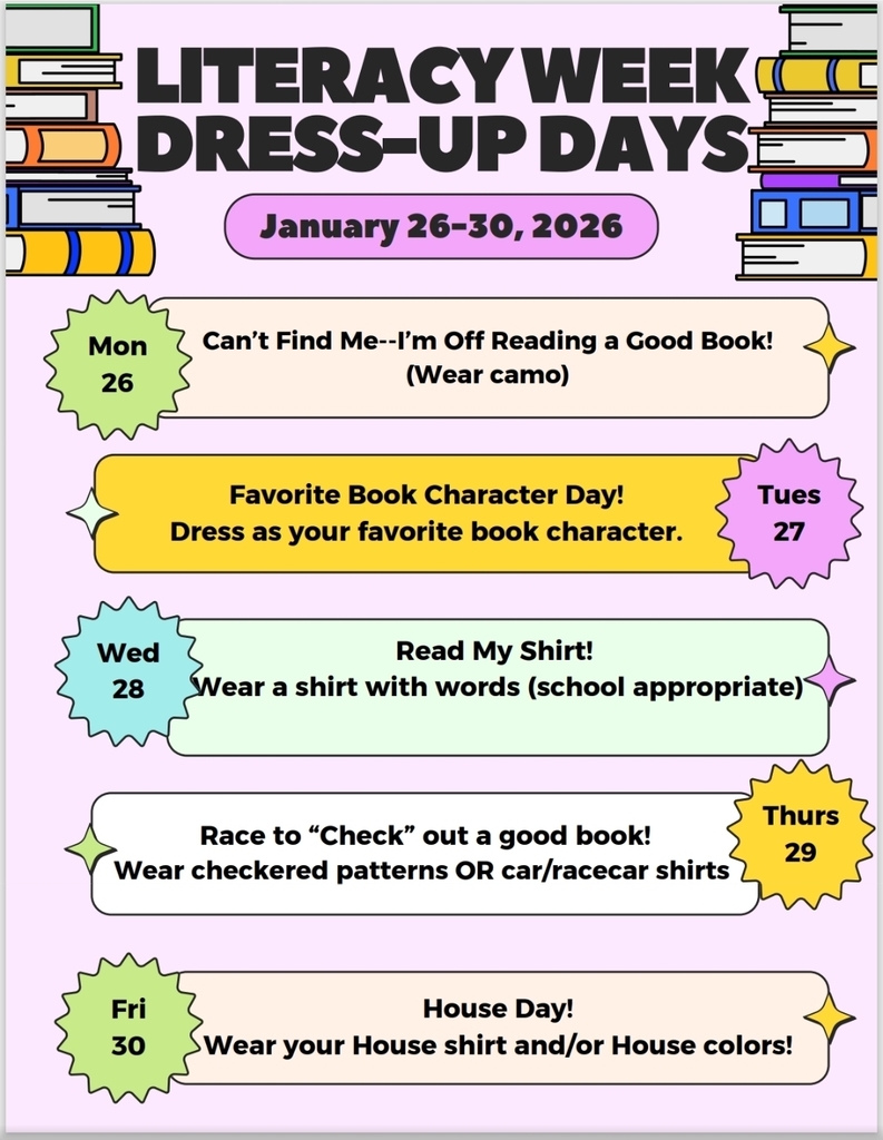 Literacy Week Dress-up Days 