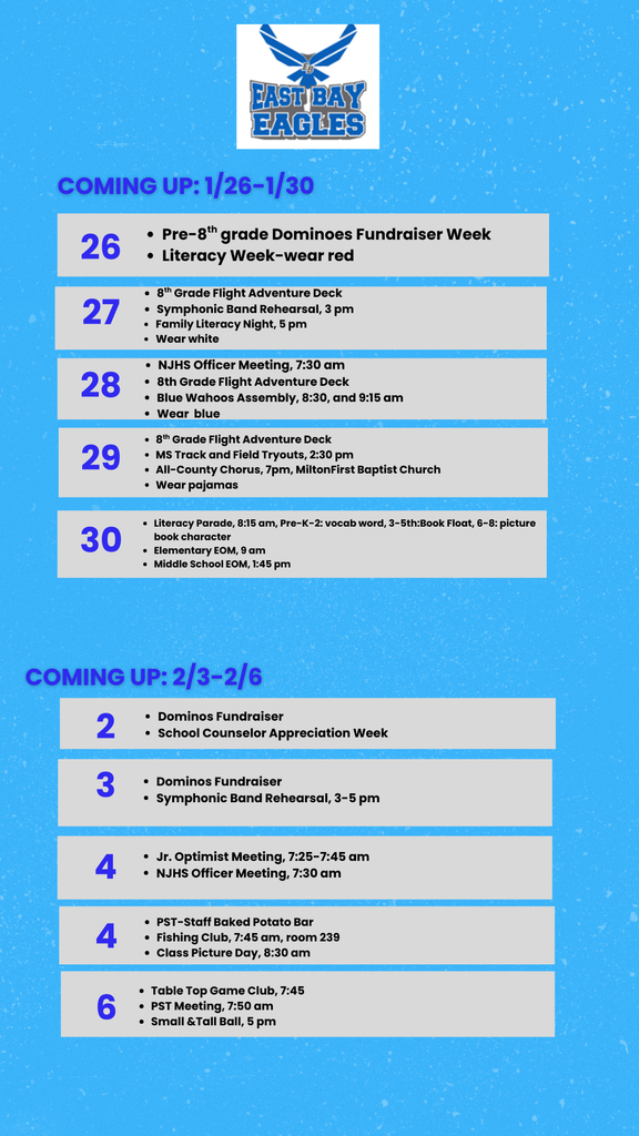 Sunday Announcements