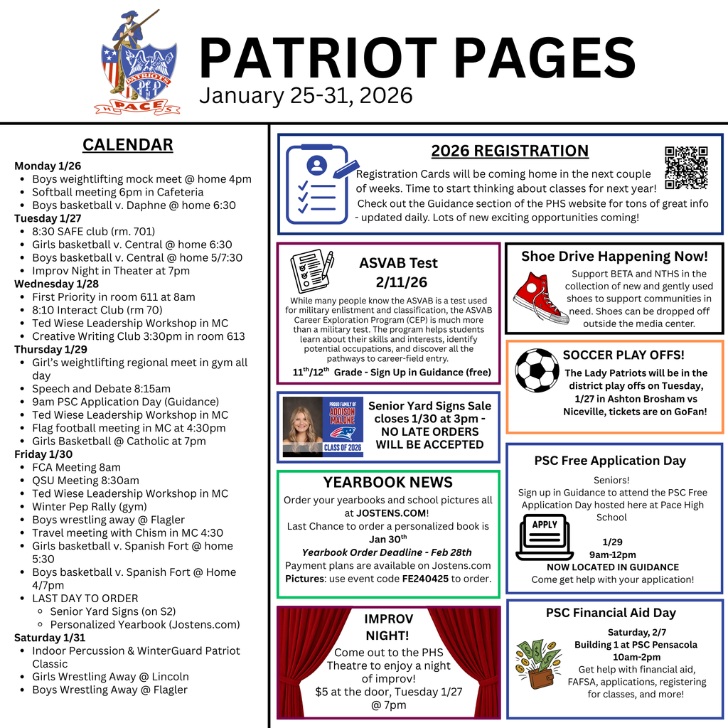 Week ahead jan 25-31