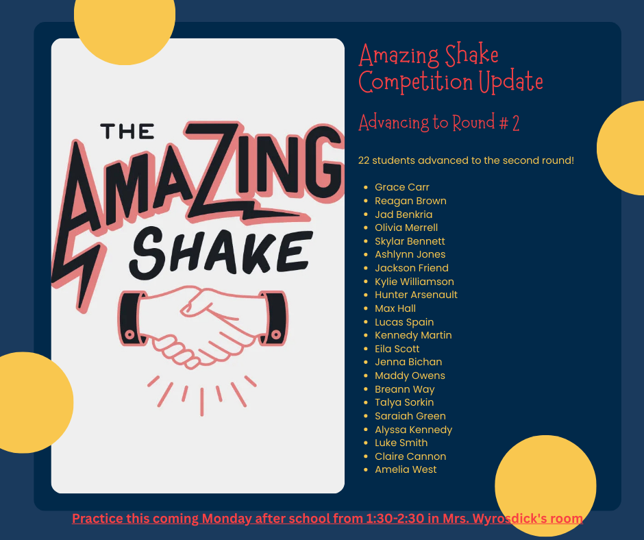 Amazing Shake update