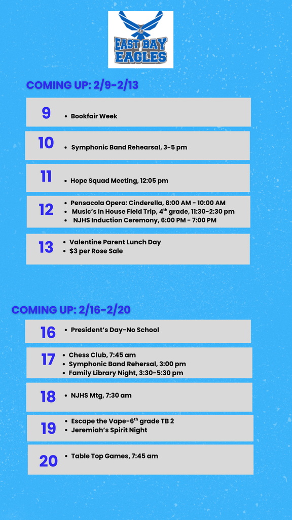 Sunday Announcements