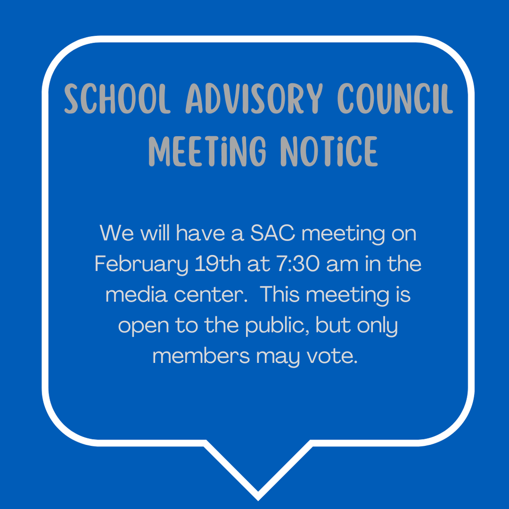 SAC Meeting 2/19