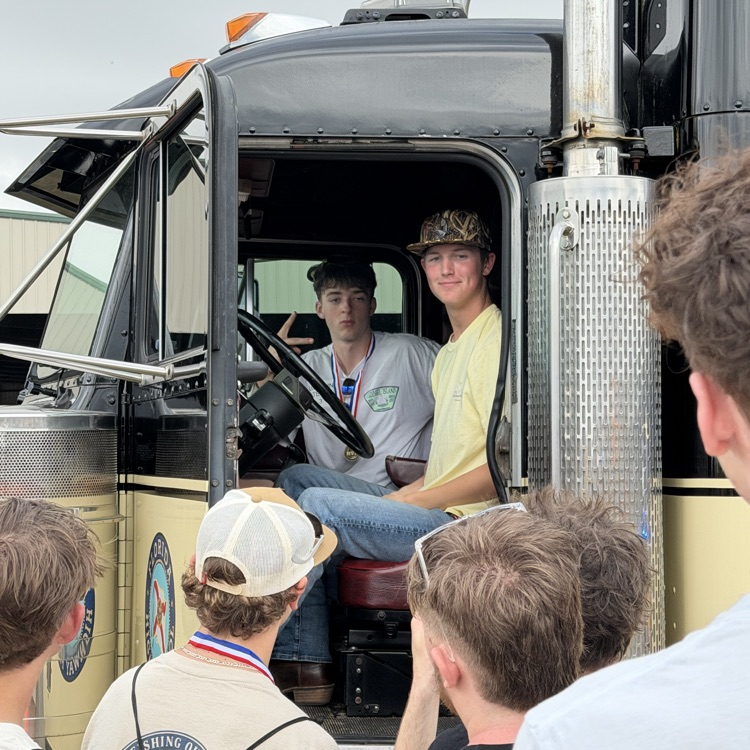 students in big rig
