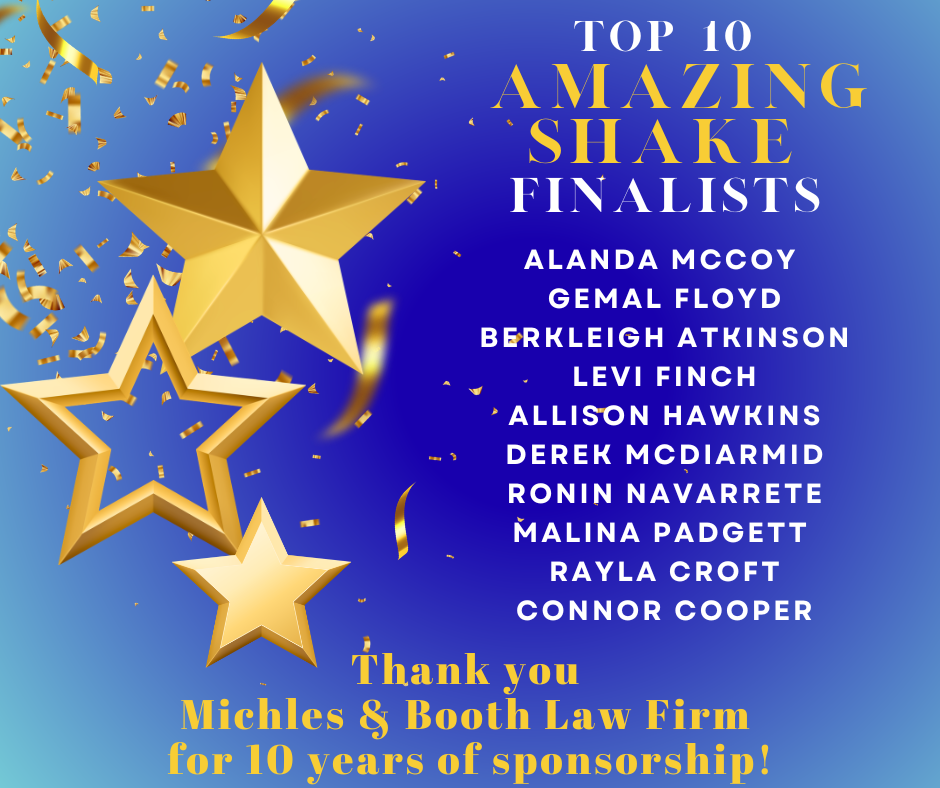 Top 10 Amazing Shake Finalists