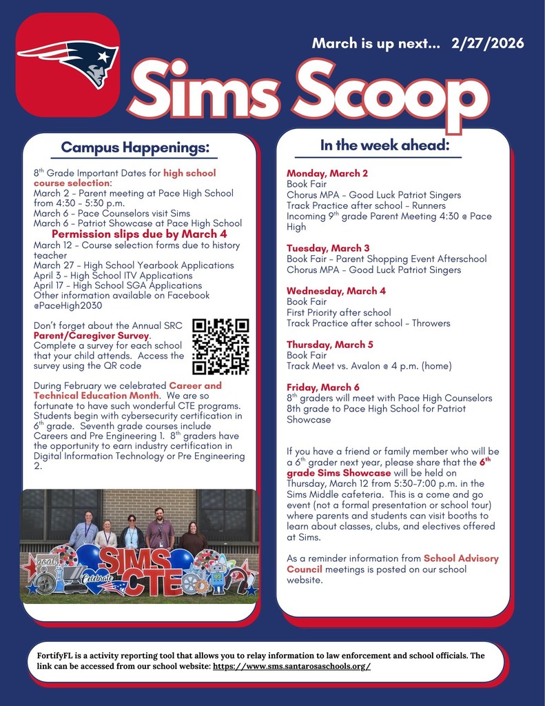 The Week of march 2-6