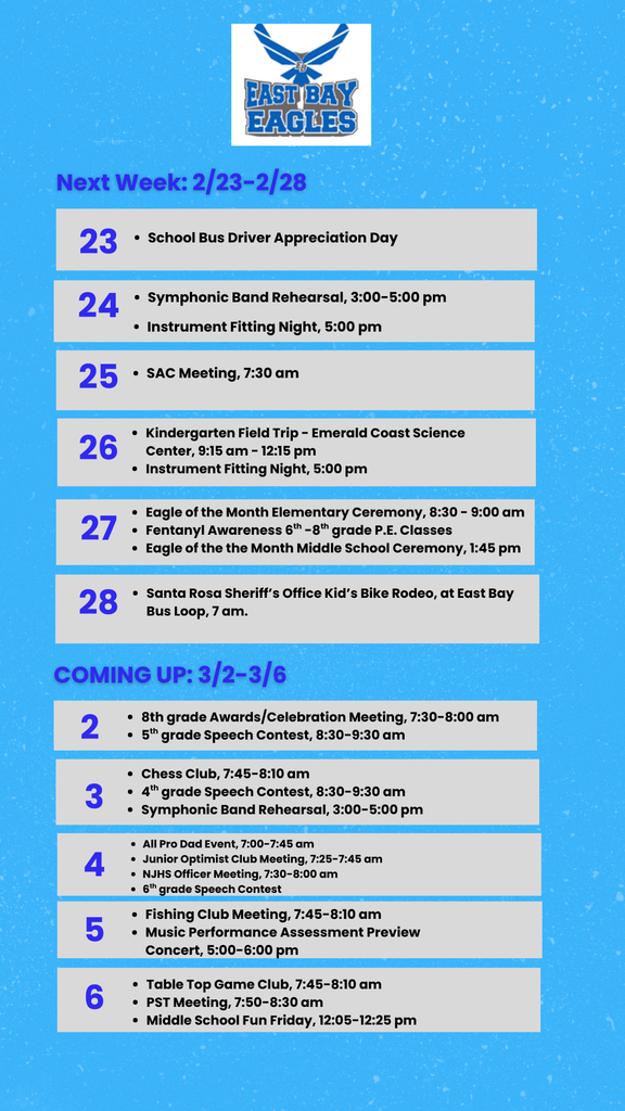 Sunday Announcements